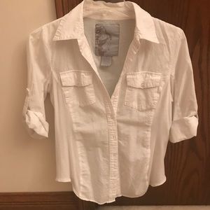White 100% cotton shirt
